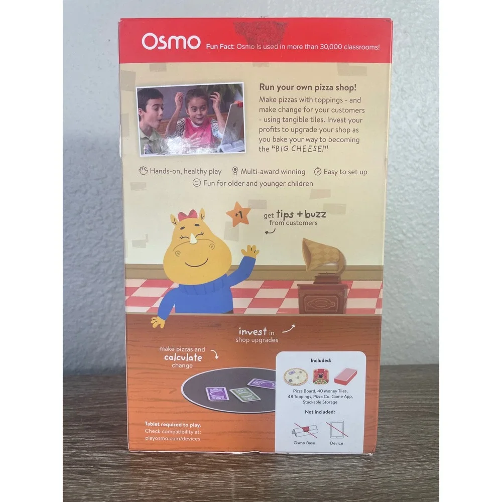 Osmo Pizza Co Game Tangible Play iPad Math Learning Educational Toy Pieces‎